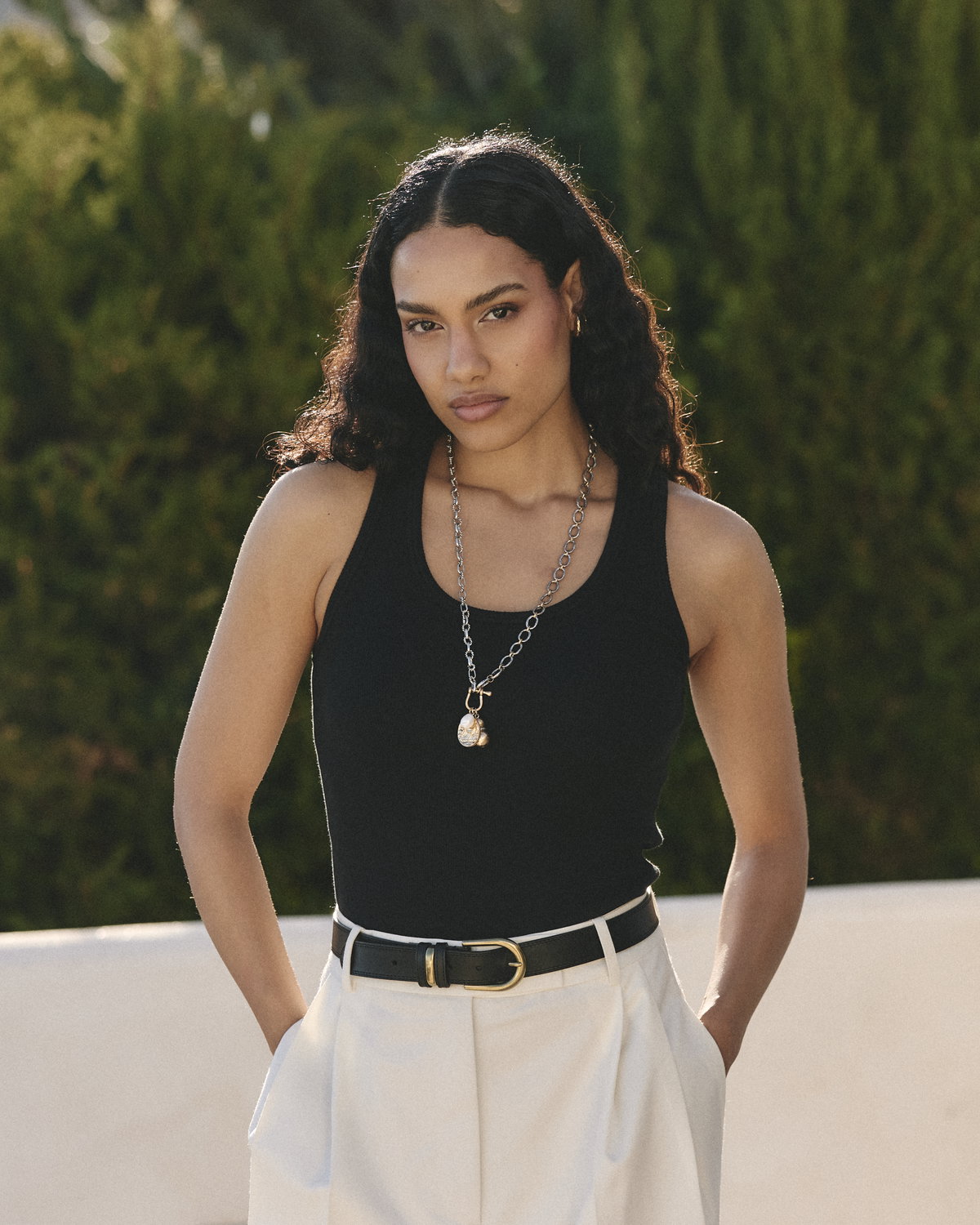 Le tanktop à côtes