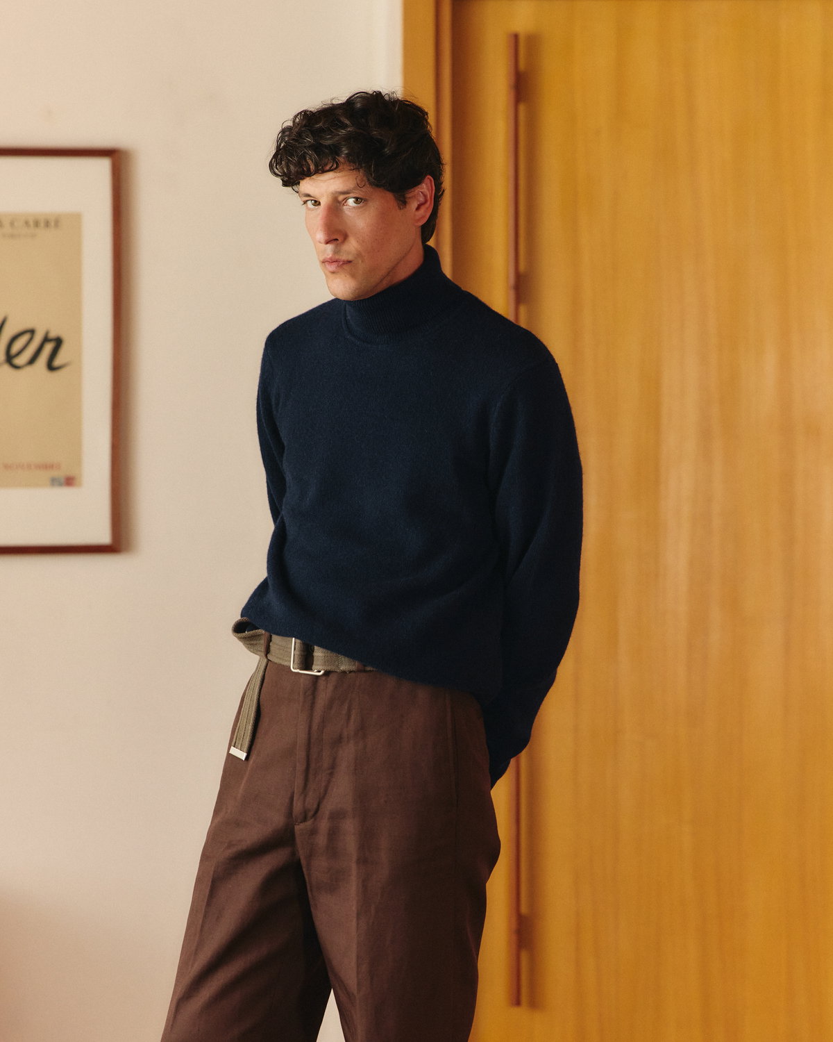 Le pull à col Cachemire