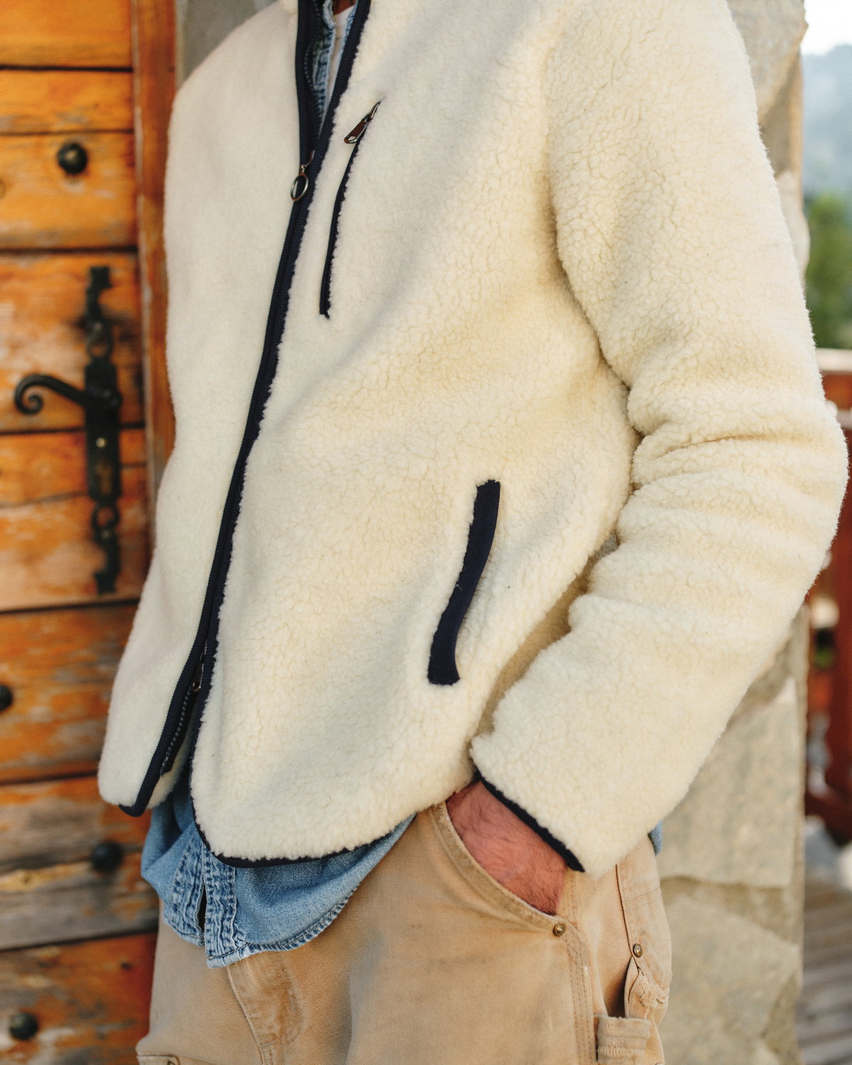 Die WoolPure® Fleecejacke