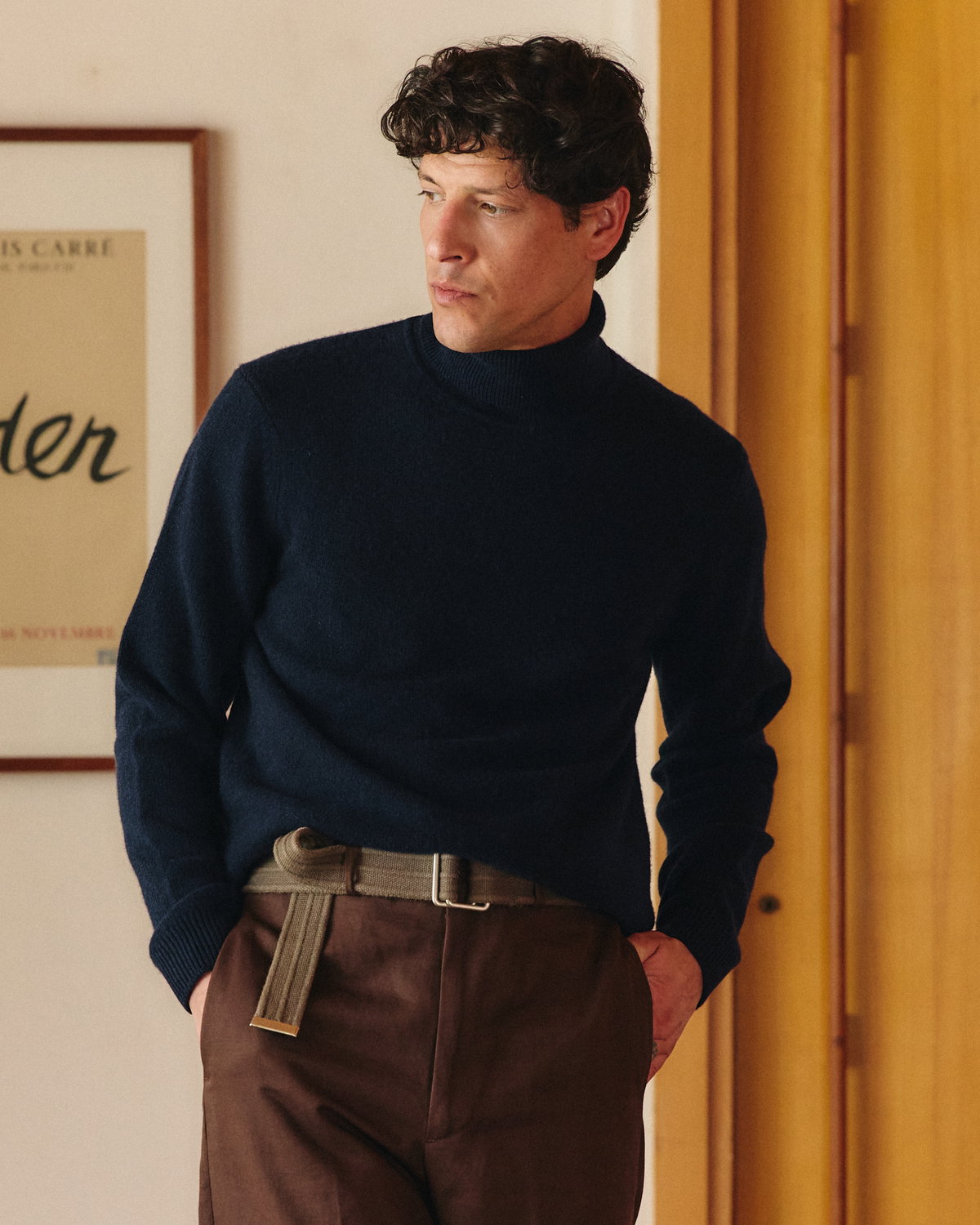 Le pull à col Cachemire