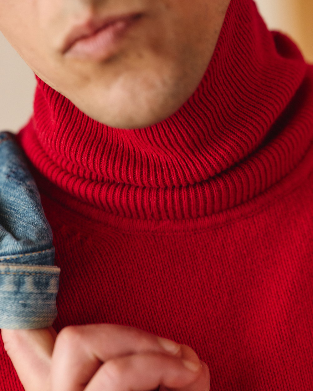 Le pull à col Cachemire