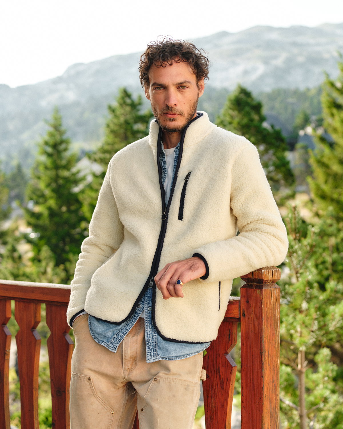Die WoolPure® Fleecejacke