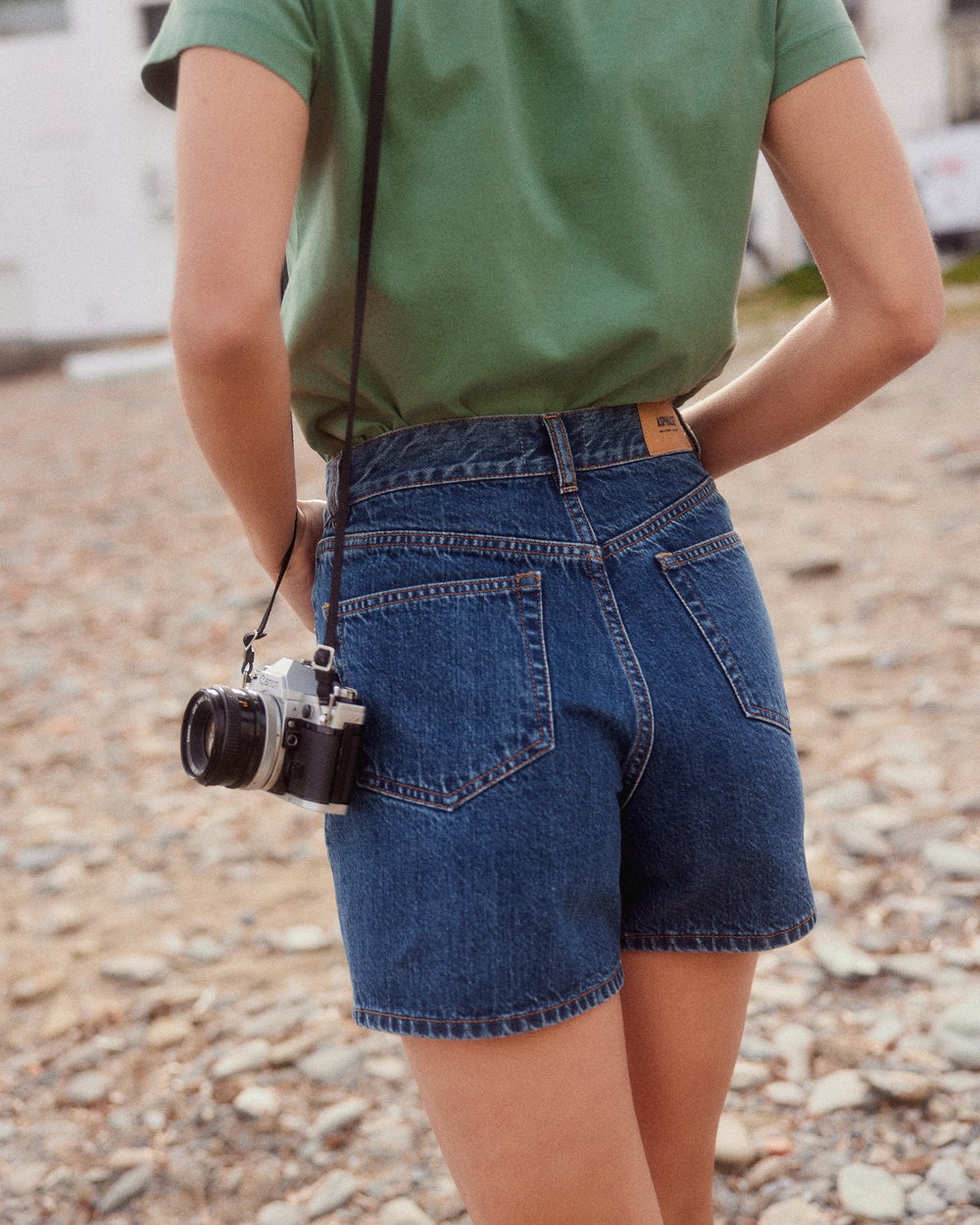 Die Denim-Shorts