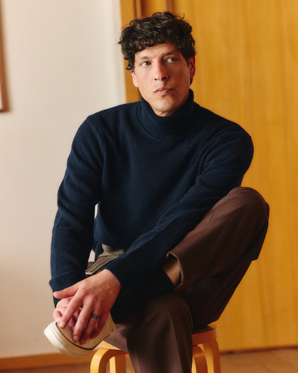 Le pull à col Cachemire