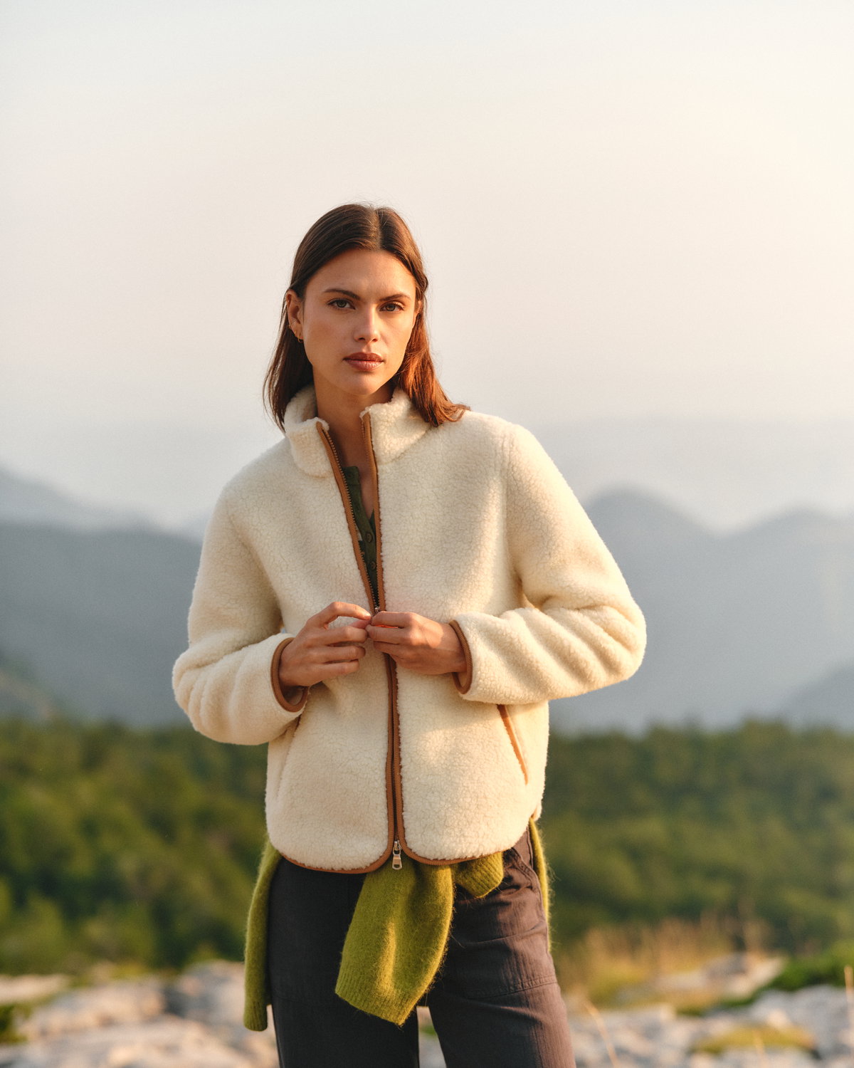 De WoolPure® Fleece jasje