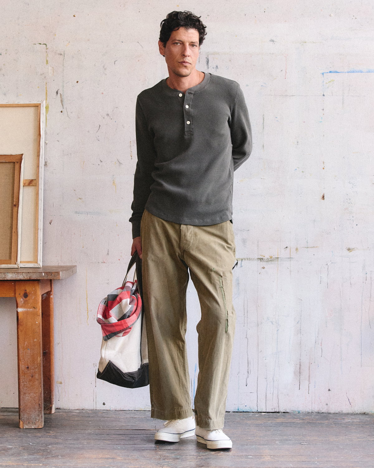 Het Henley shirt.