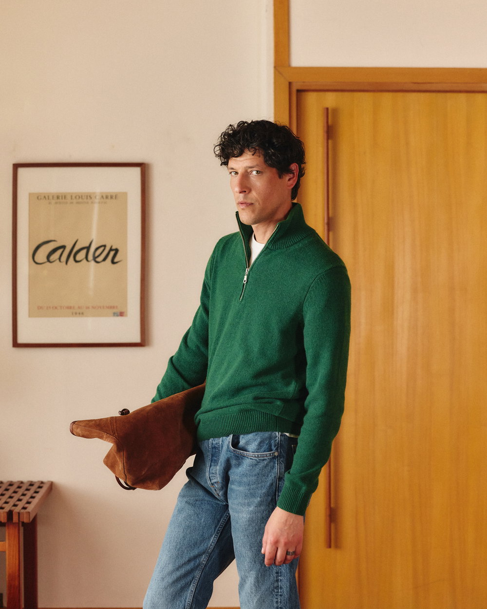 Le pull en cachemire avec fermeture éclair