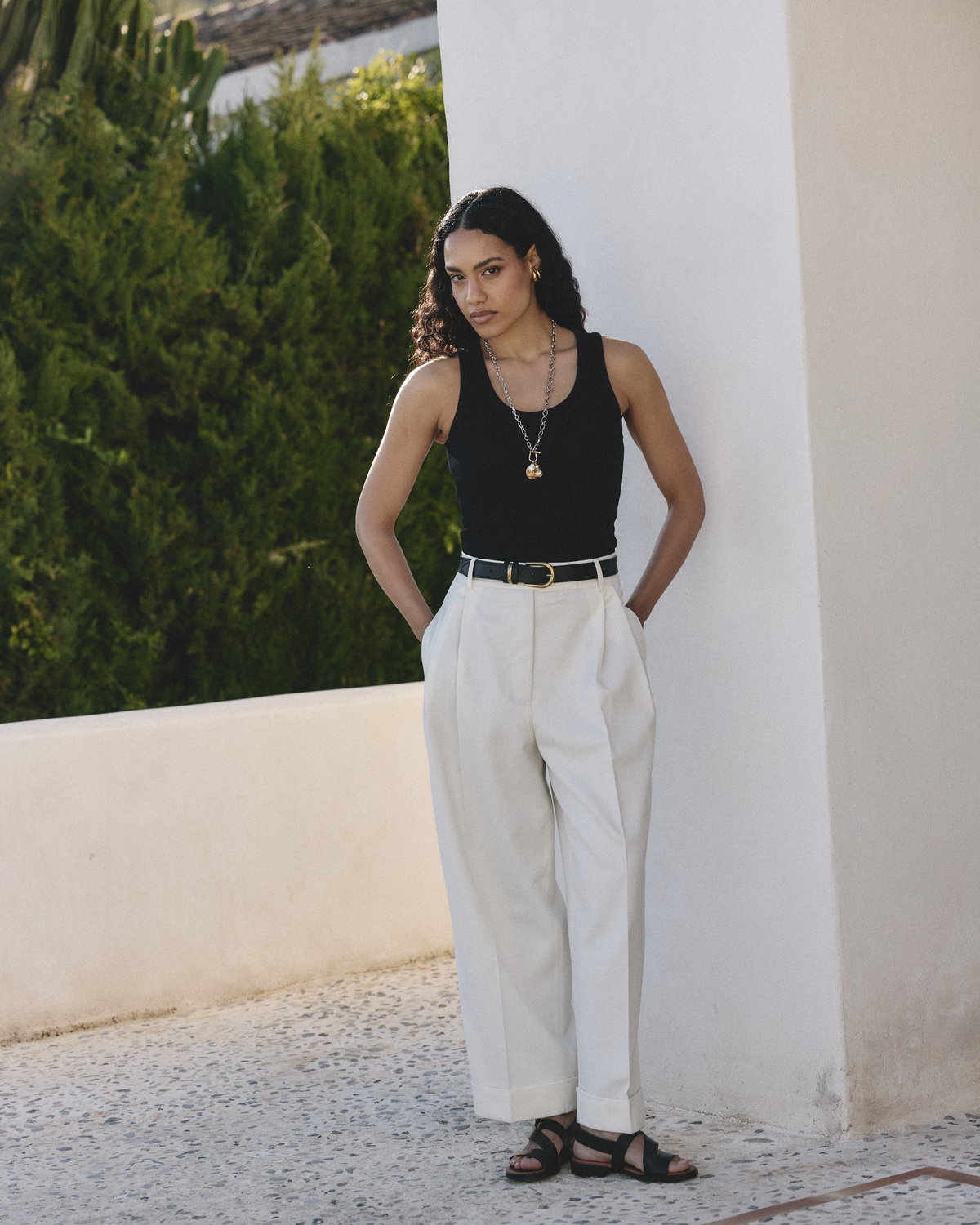 Le tanktop à côtes