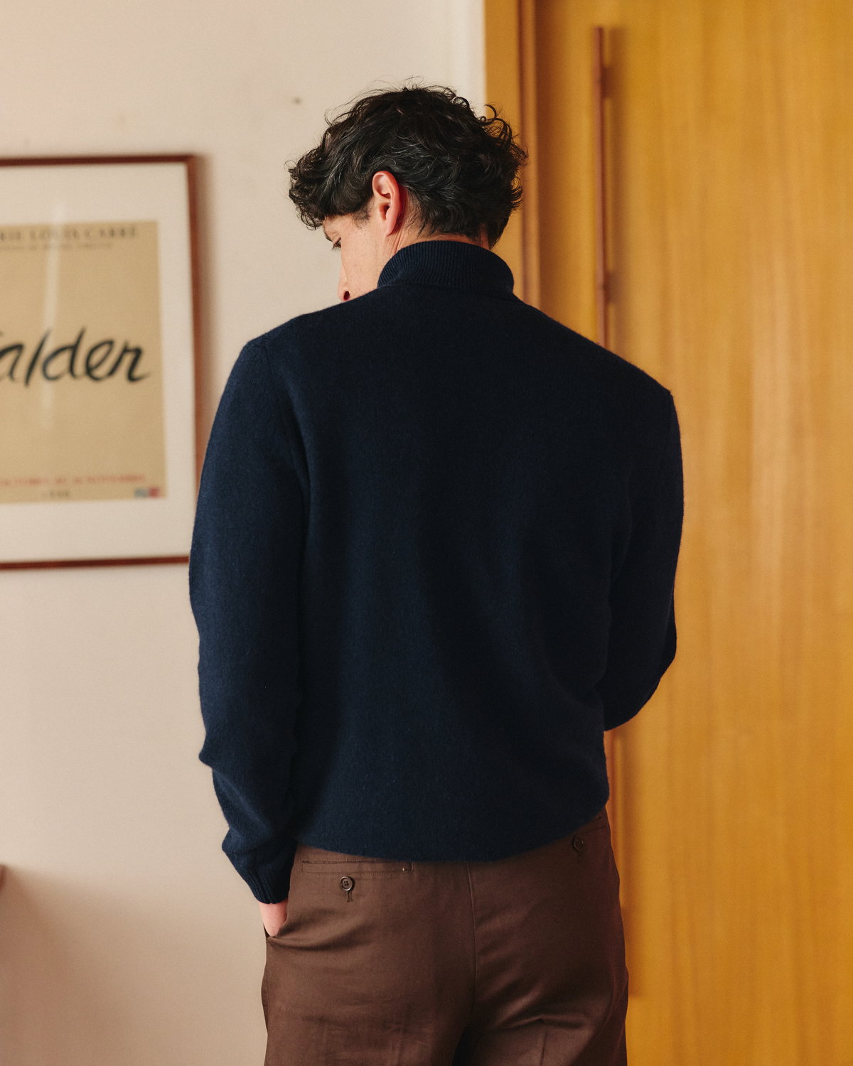 Le pull à col Cachemire