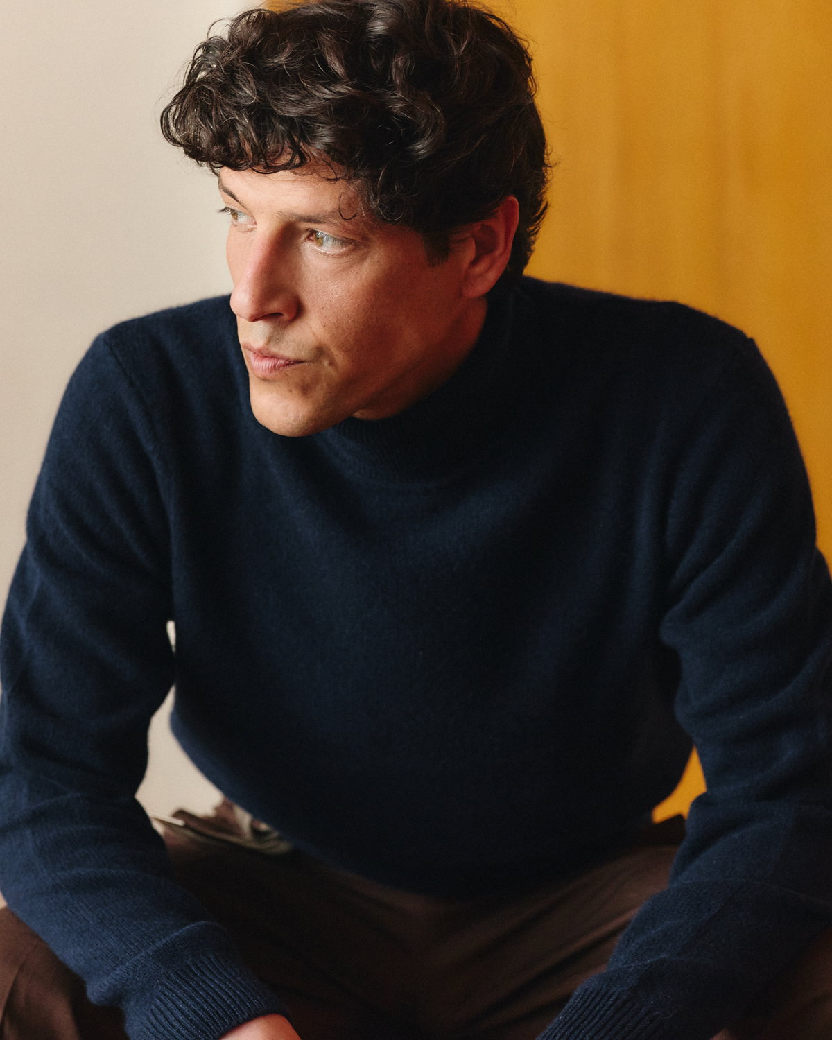 Le pull à col Cachemire