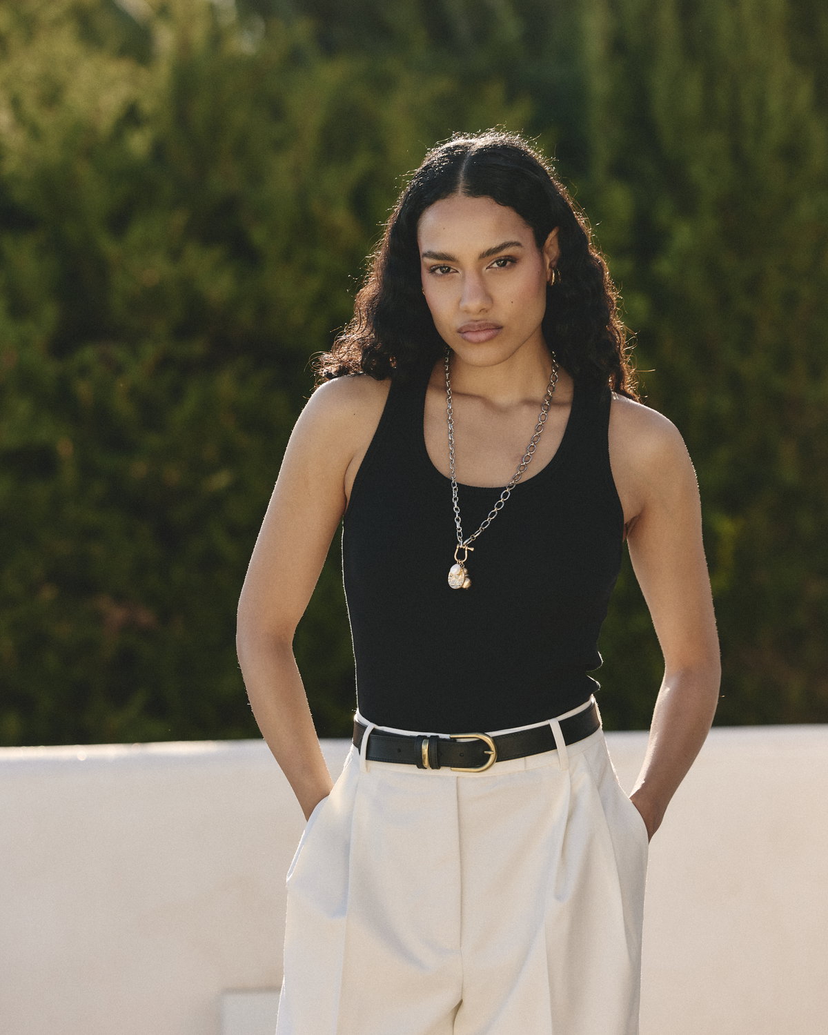 Le tanktop à côtes